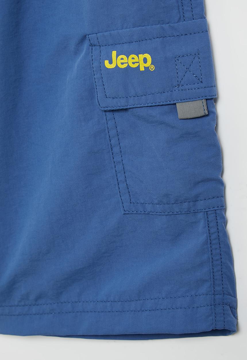 JEEP - Elasticated utility shorts - light blue