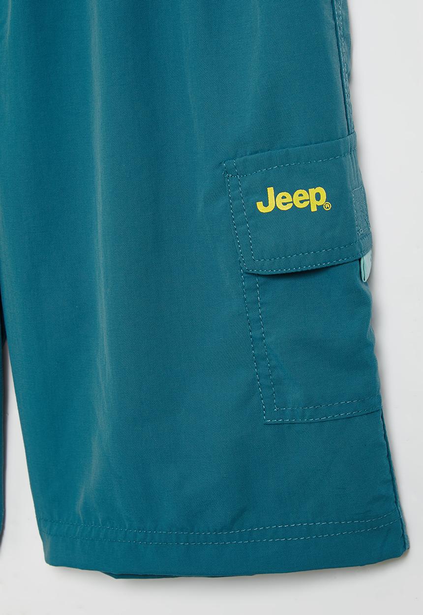 JEEP - Elasticated utility shorts - blue