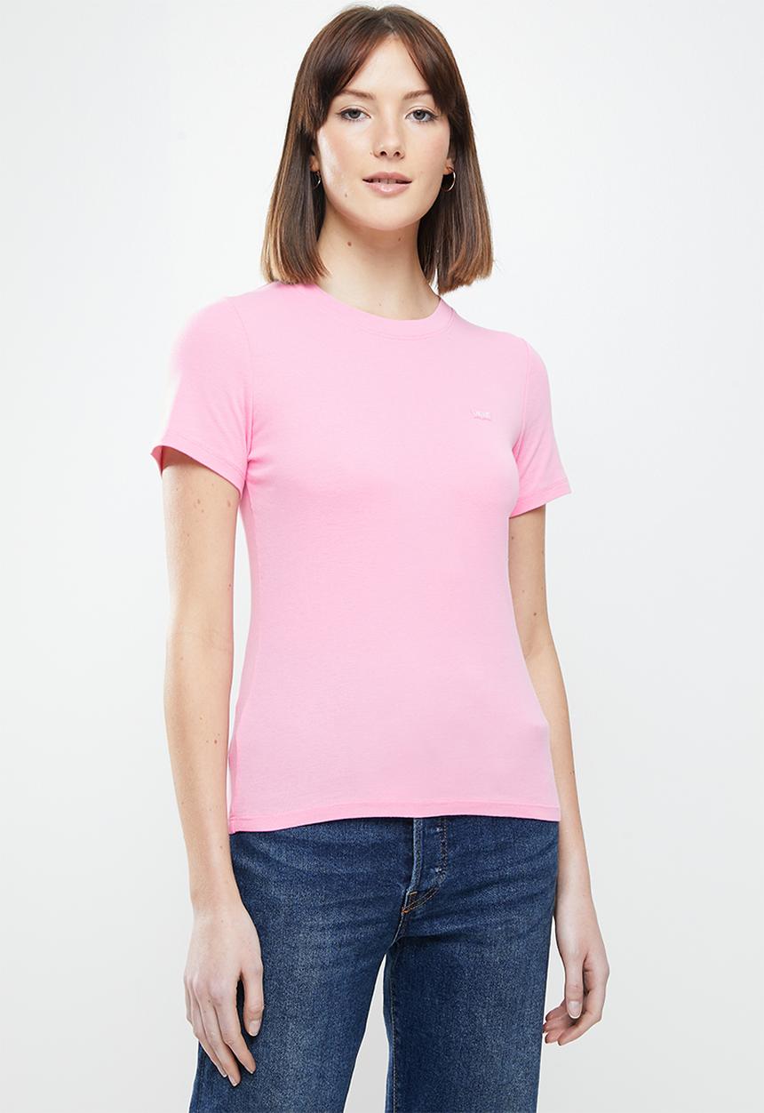 Levi’s® - Short sleeve rib baby tee - prism pink