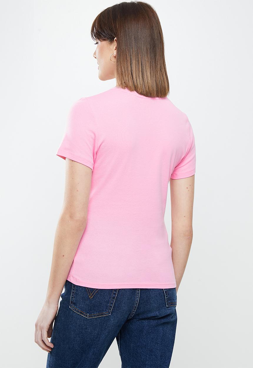 Levi’s® - Short sleeve rib baby tee - prism pink