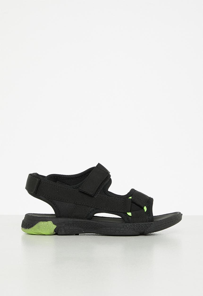 Tom Tom - Boys velcro strap sandal - black