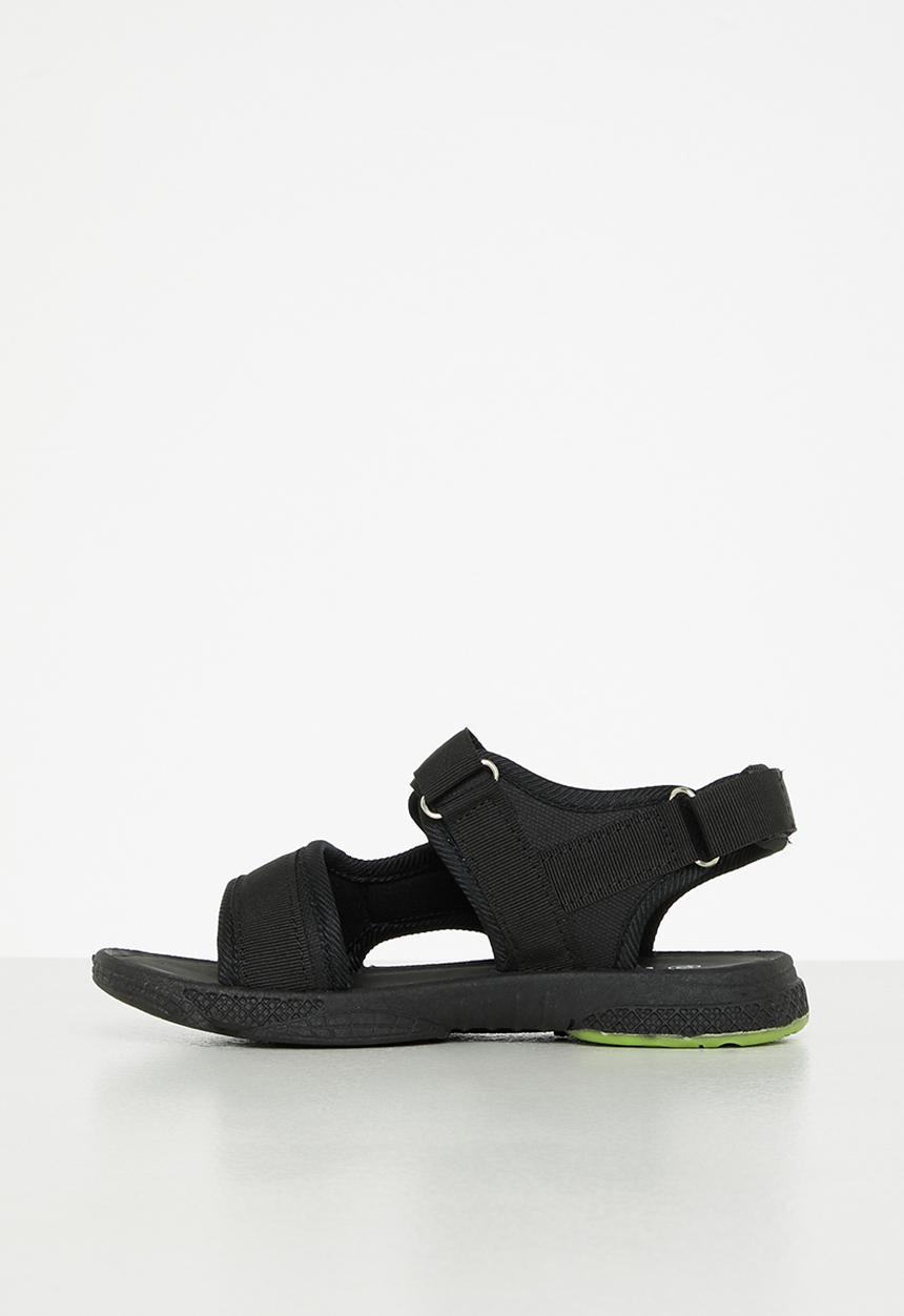 Tom Tom - Boys velcro strap sandal - black