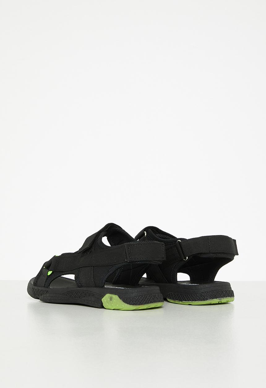 Tom Tom - Boys velcro strap sandal - black