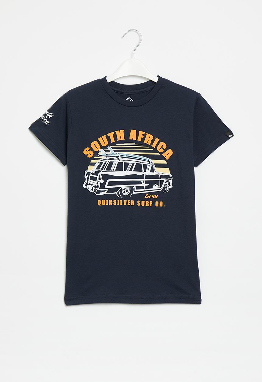 Quiksilver - South africa surf boards short sleeve tee - navy blazer