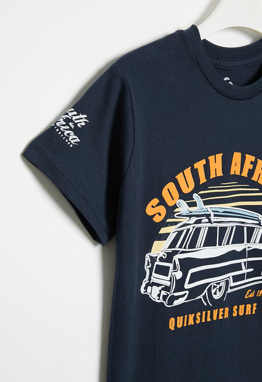 Quiksilver - South africa surf boards short sleeve tee - navy blazer