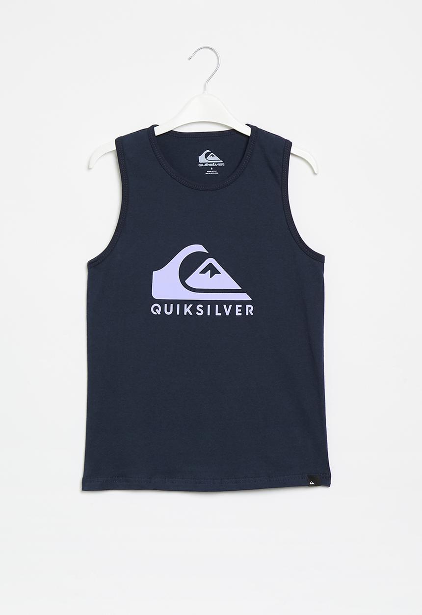Quiksilver - Corp logo vest - navy blazer
