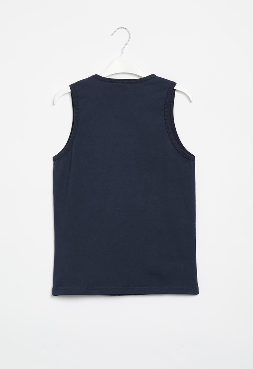Quiksilver - Corp logo vest - navy blazer