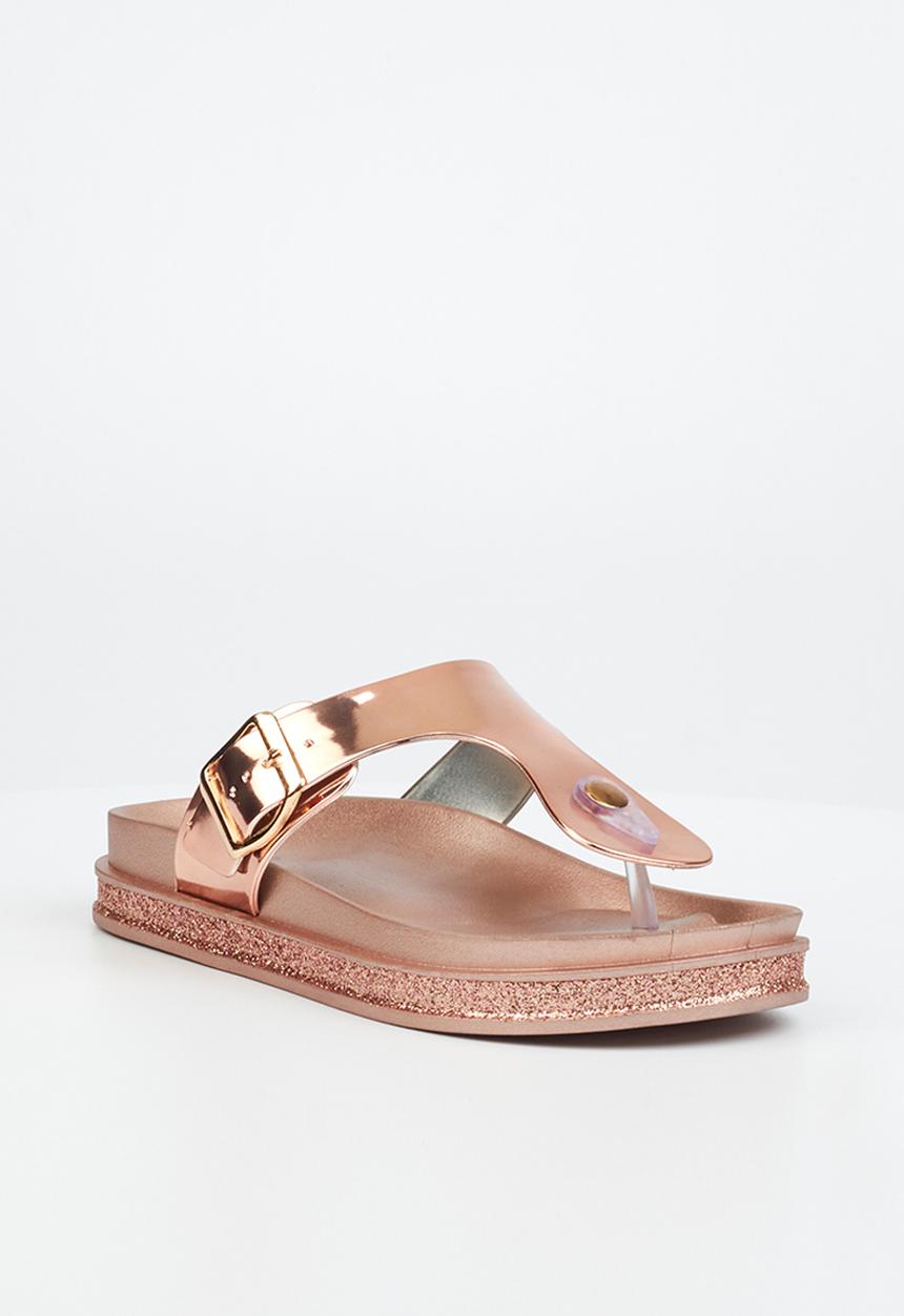 Viabeach - Tropica 1 T-bar slide - rose gold