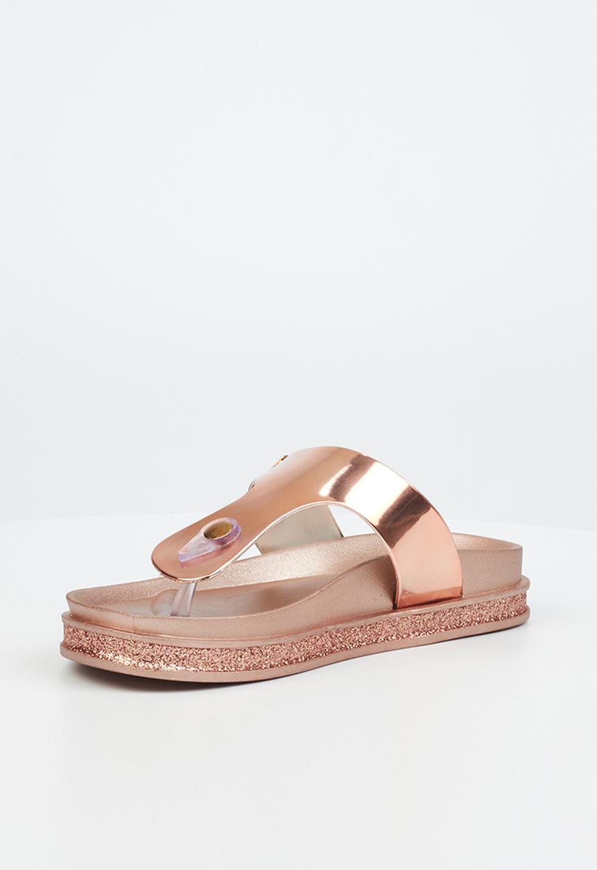 Viabeach - Tropica 1 T-bar slide - rose gold