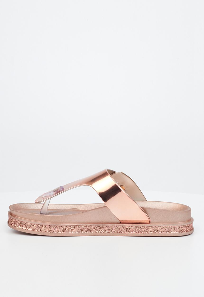 Viabeach - Tropica 1 T-bar slide - rose gold