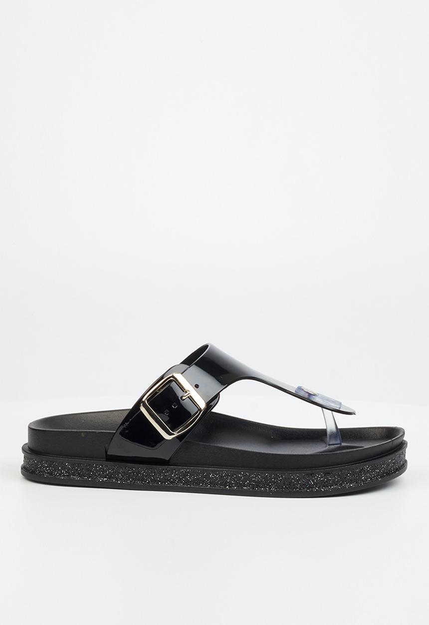 Viabeach - Tropica 1 T-bar slide - black