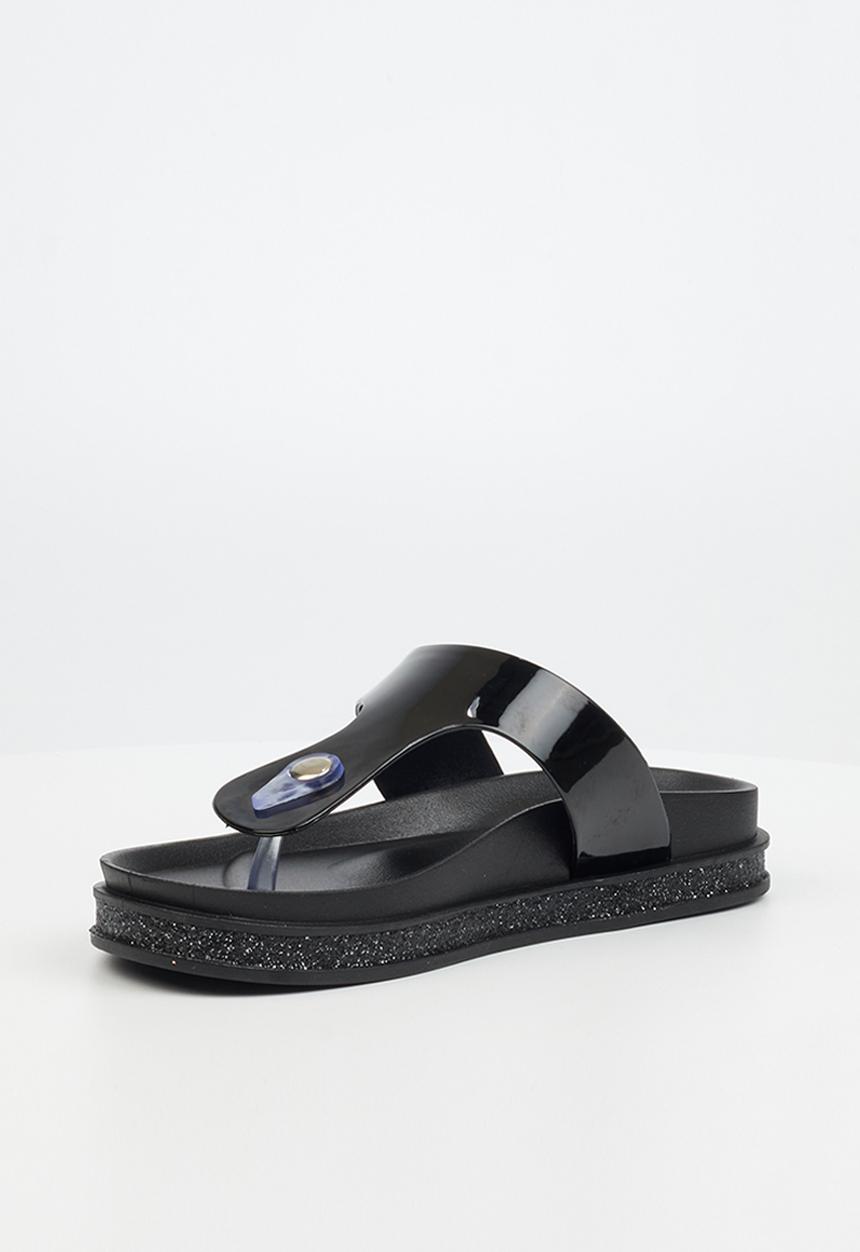 Viabeach - Tropica 1 T-bar slide - black