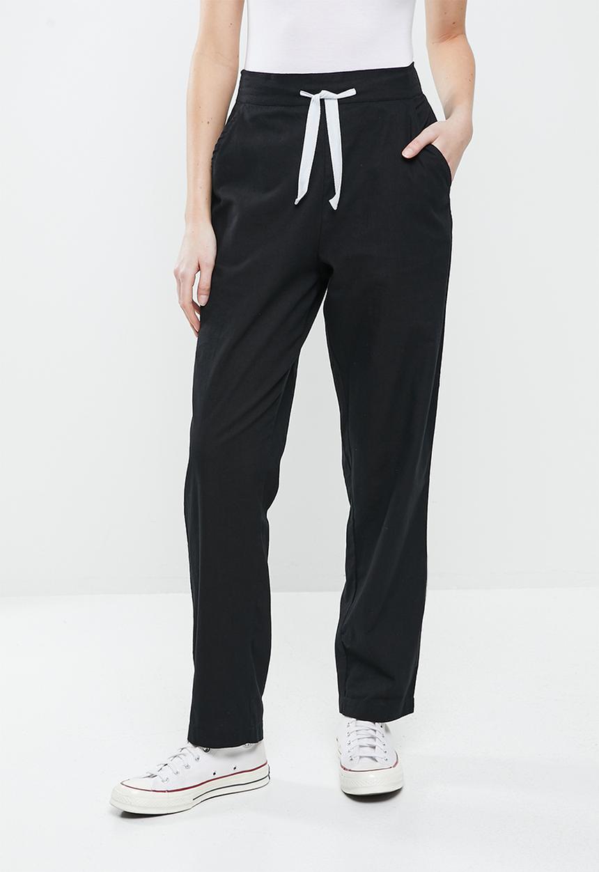 Silent Theory - Tropical pant - black