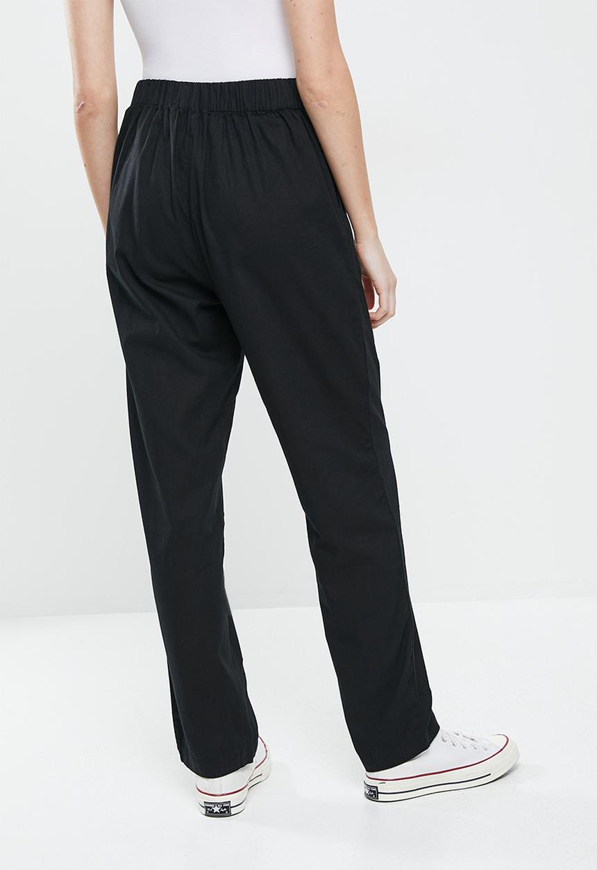 Silent Theory - Tropical pant - black