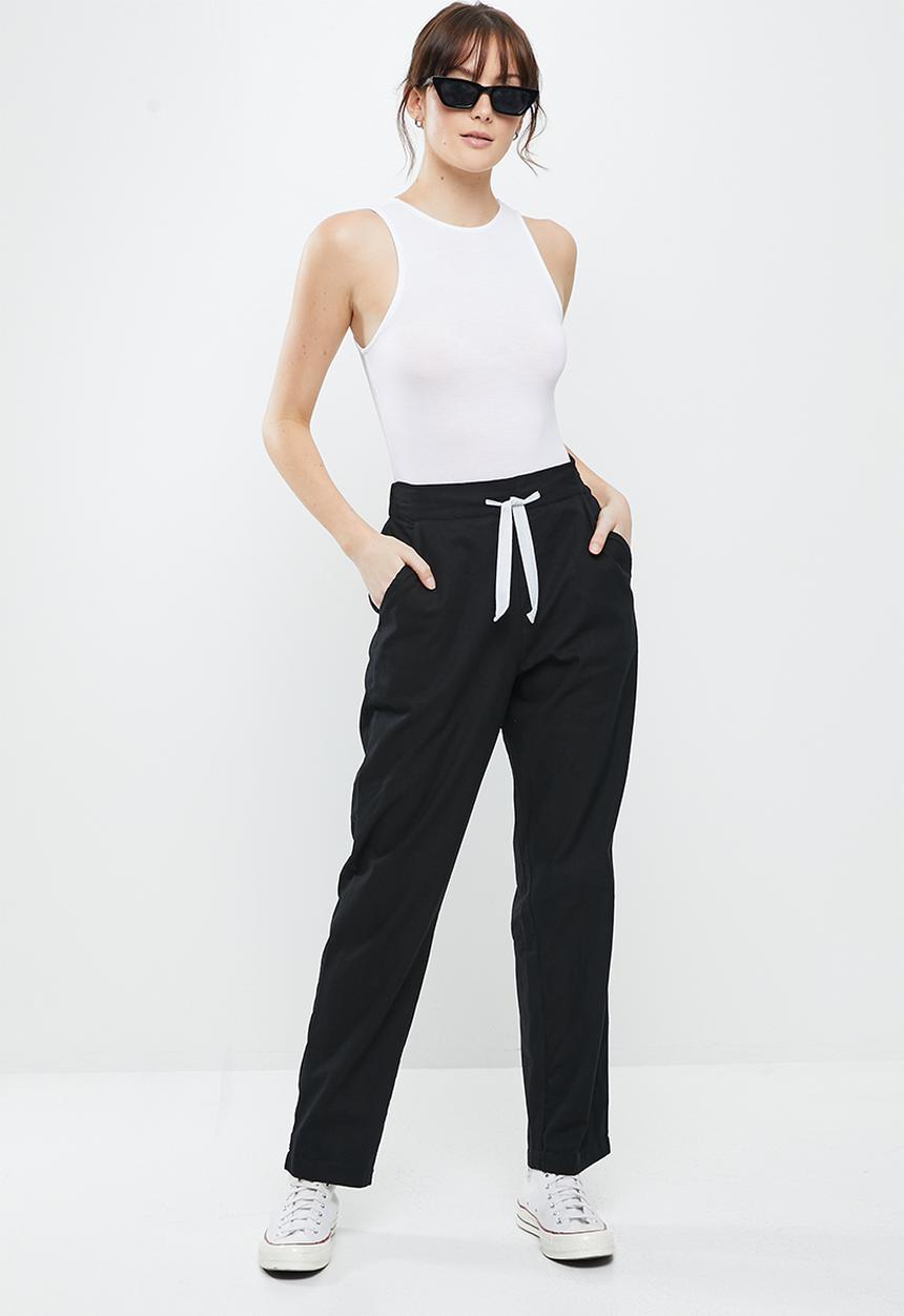 Silent Theory - Tropical pant - black