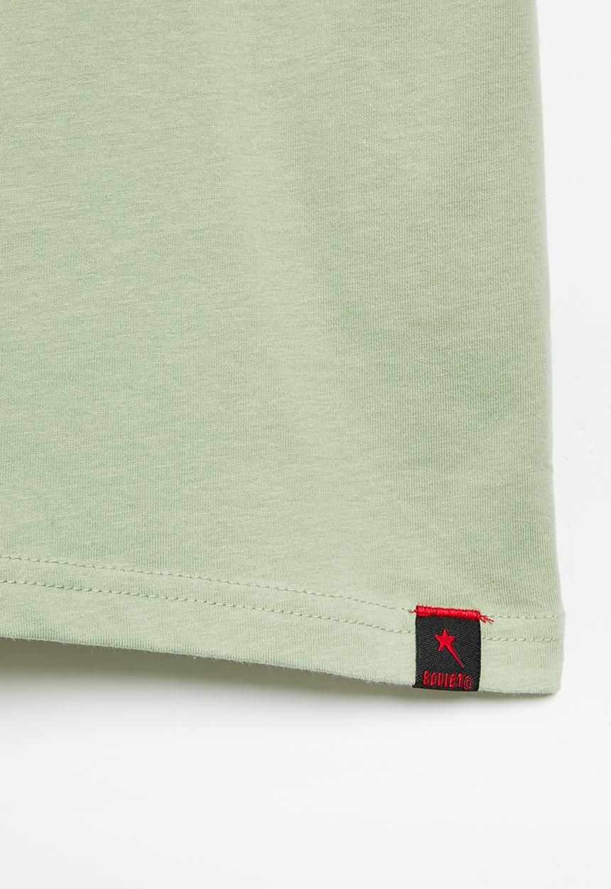 SOVIET - B brenner boys short sleeve logo tee - d sage