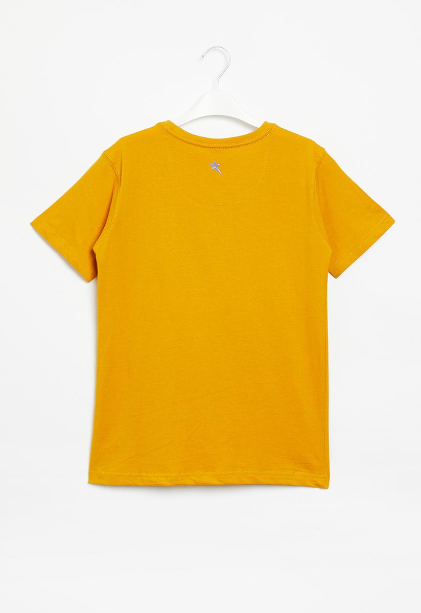 SOVIET - B lander boys short sleeve logo tee - new mustard