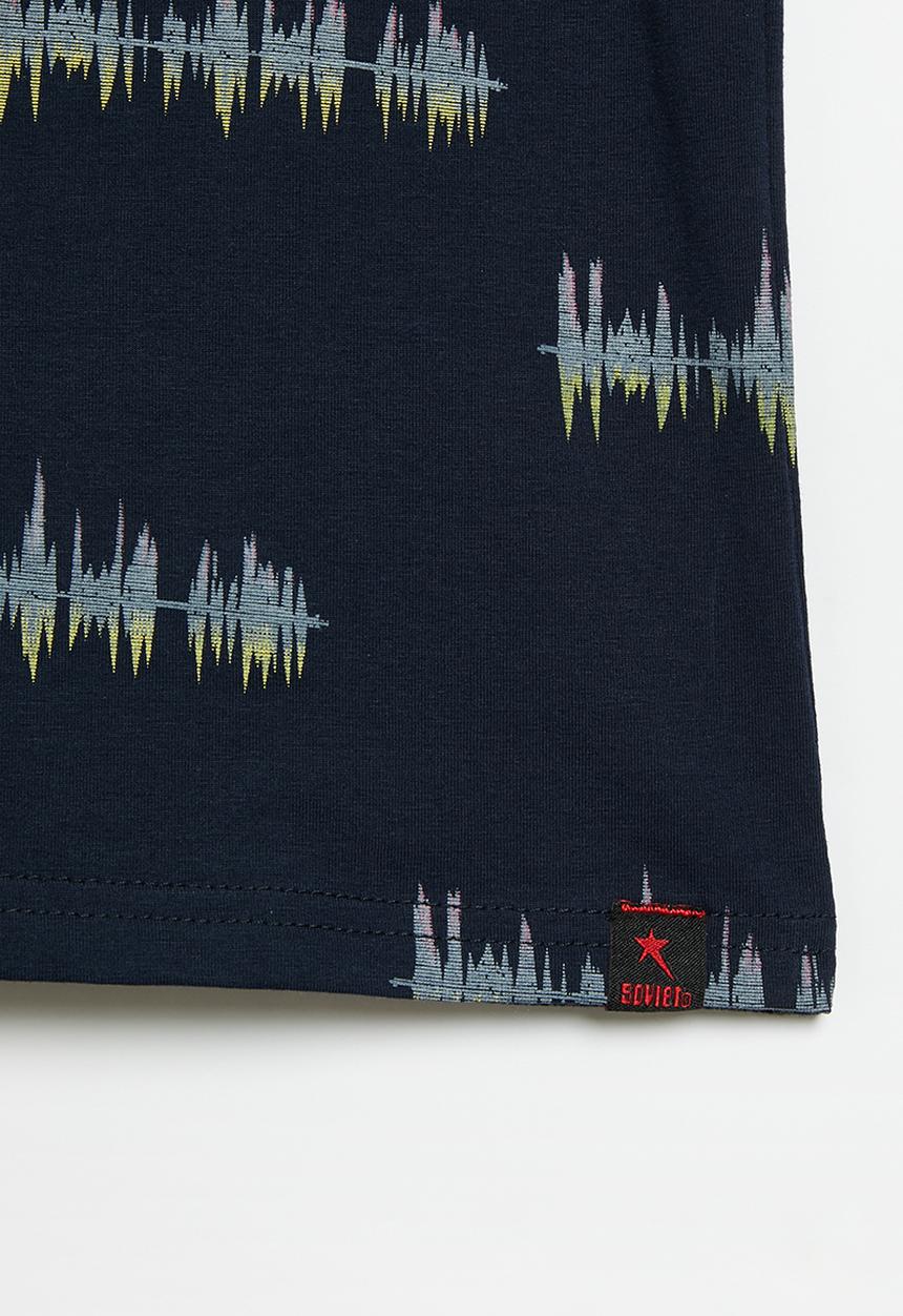 SOVIET - Fashion tee - navy