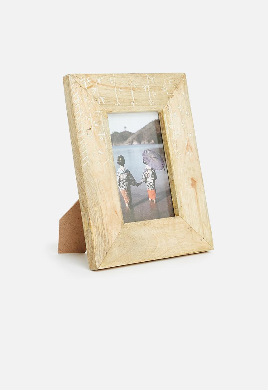 H&S - Mango wood photo frame - natural 