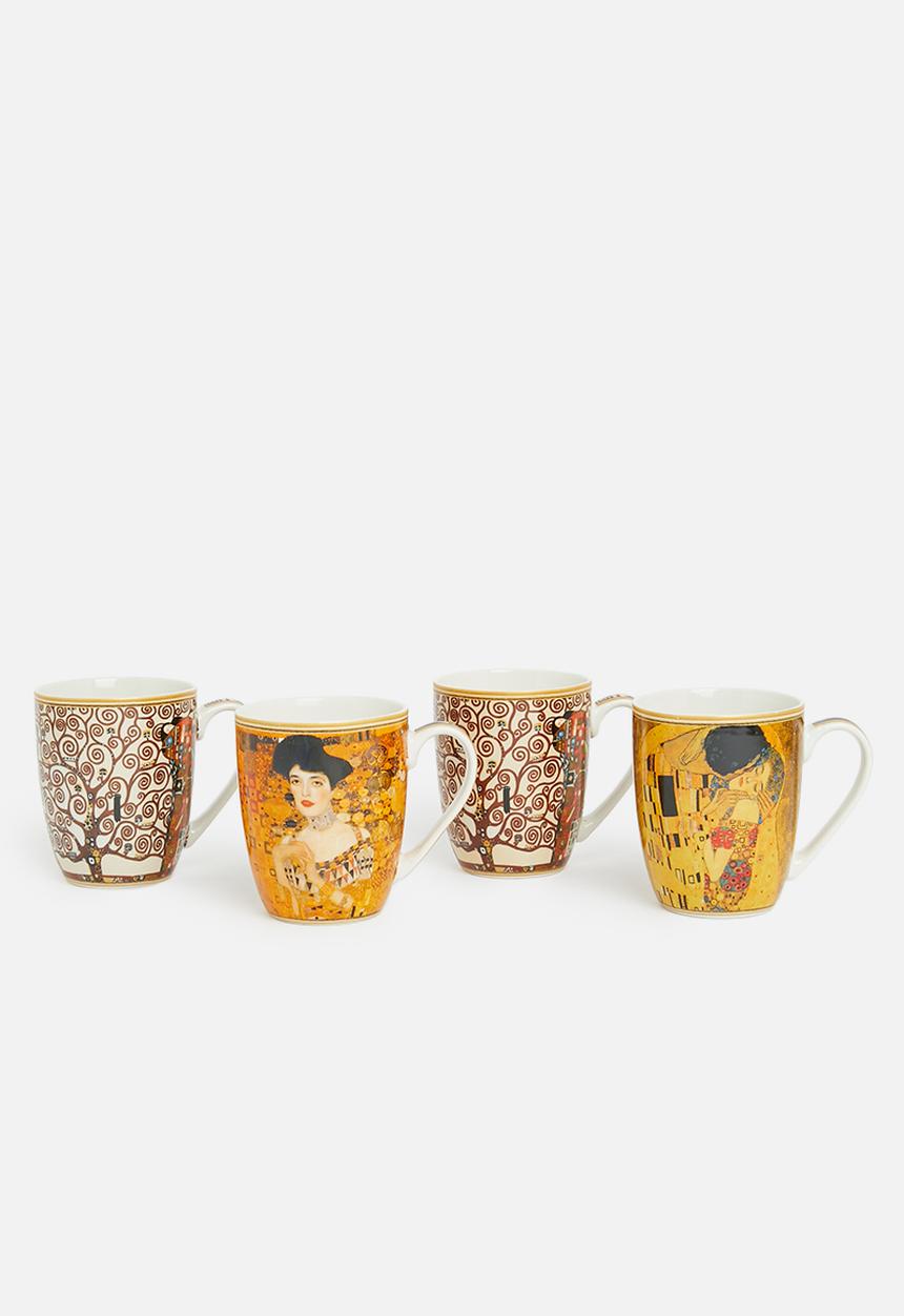 Maxwell & Williams - Casa domani gustav klimt mug set of 4 - multi
