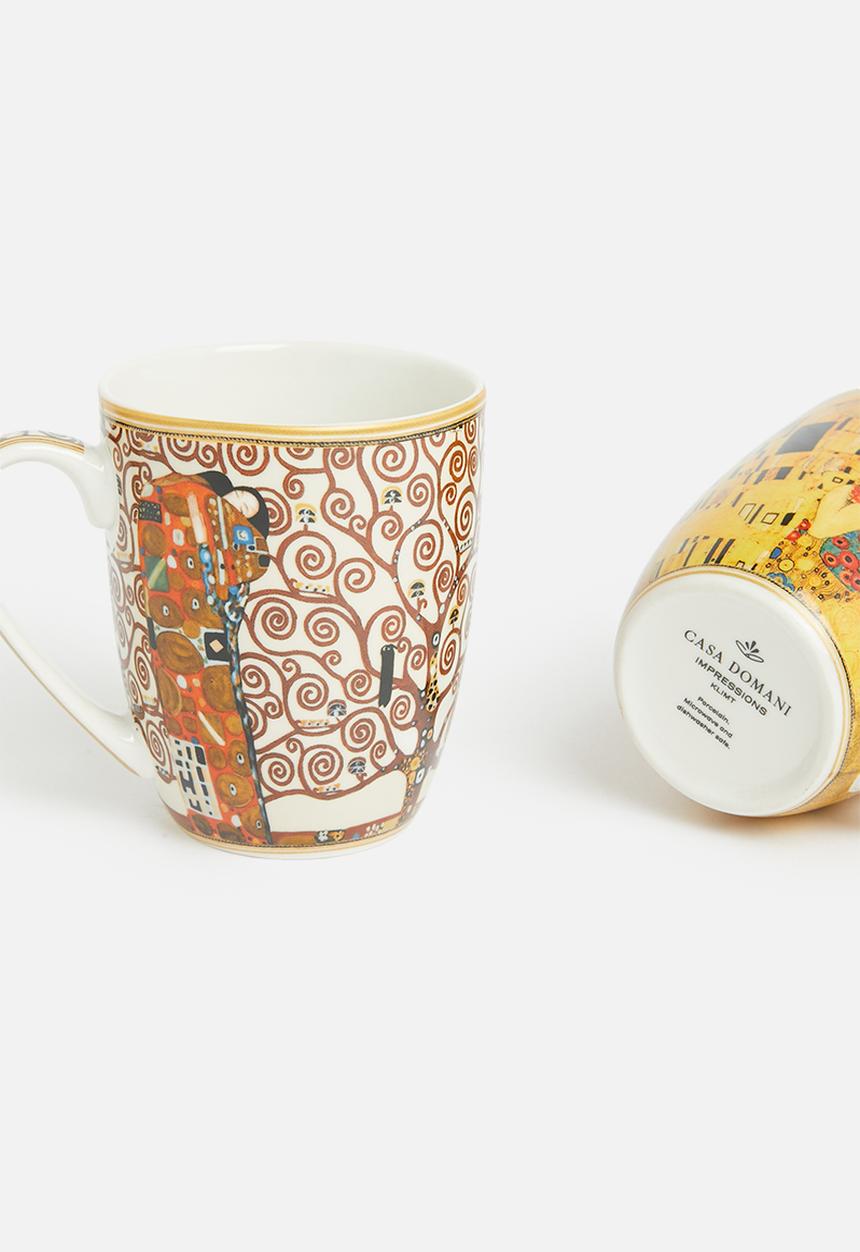 Maxwell & Williams - Casa domani gustav klimt mug set of 4 - multi
