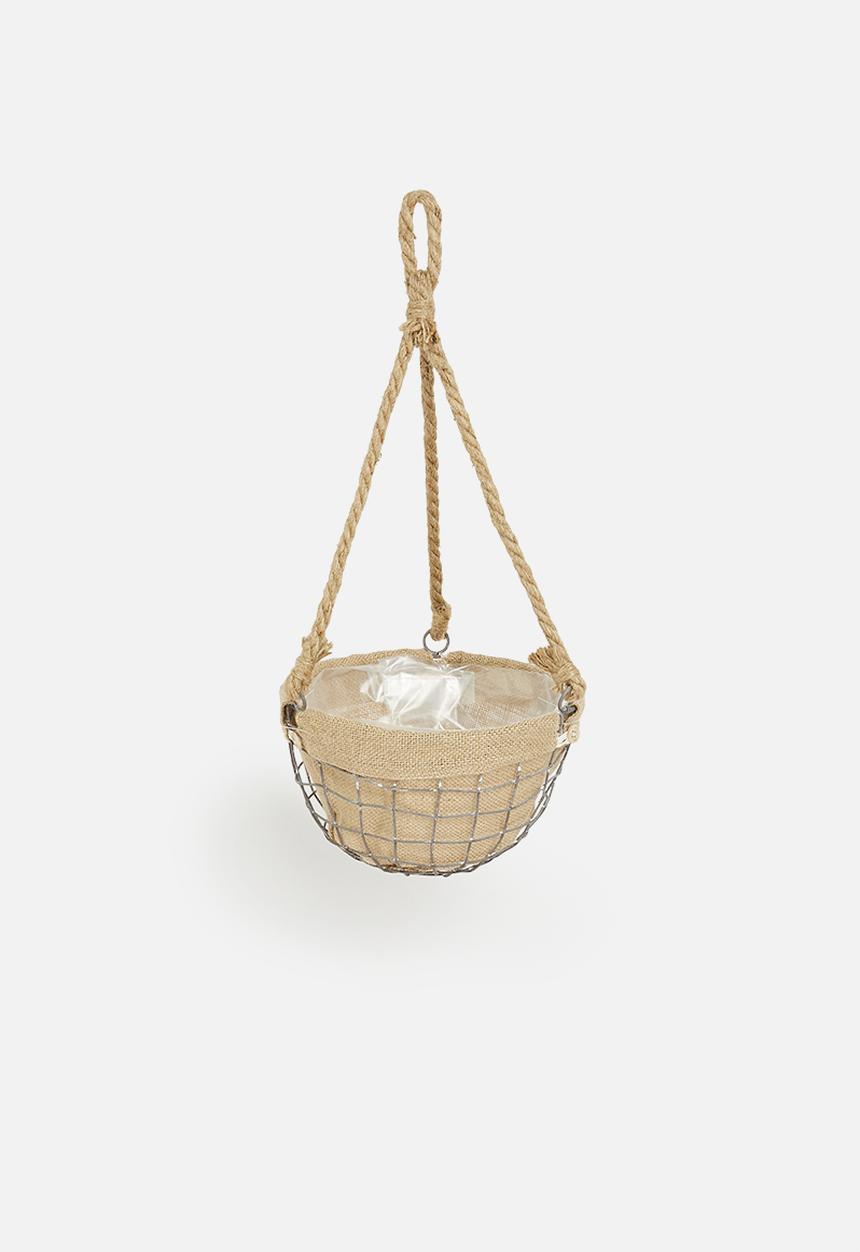 Storage Solutions - Hanging basket - jute