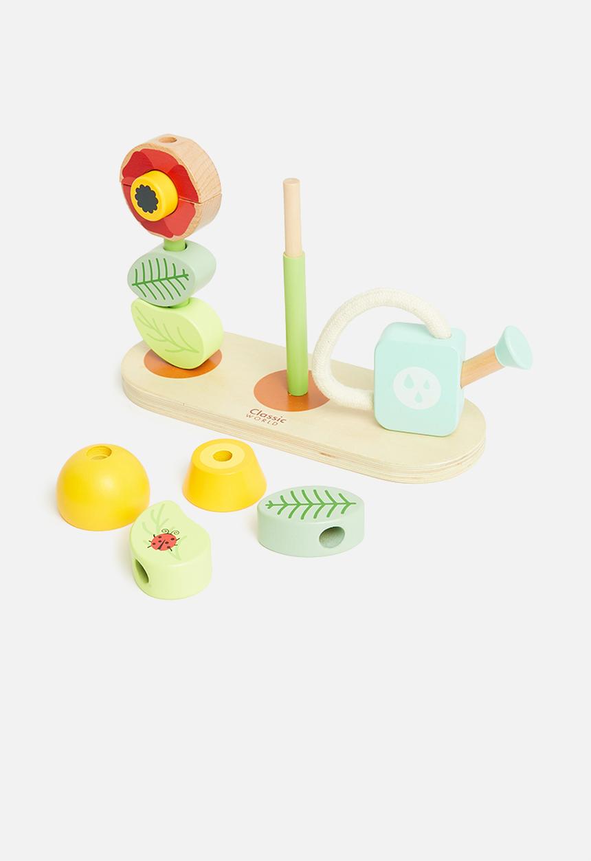 Greenbean Learning - Stacking rings - flower garden