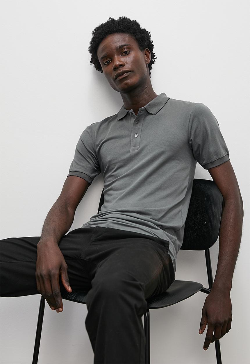 Superbalist - Muscle fit golfer - charcoal