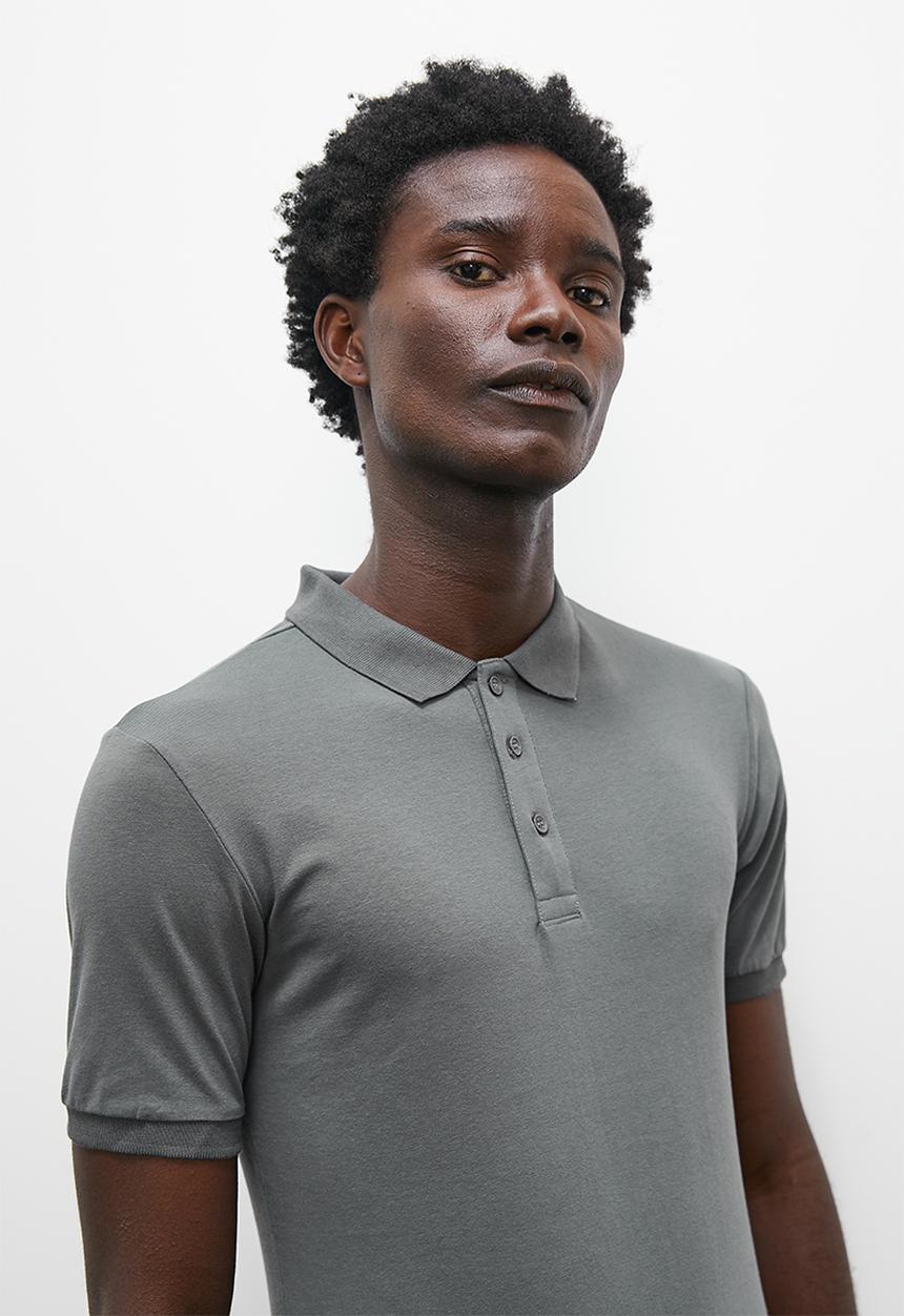 Superbalist - Muscle fit golfer - charcoal