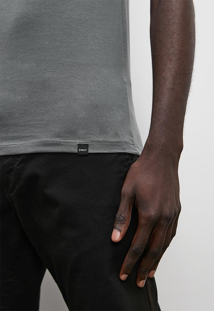 Superbalist - Muscle fit golfer - charcoal