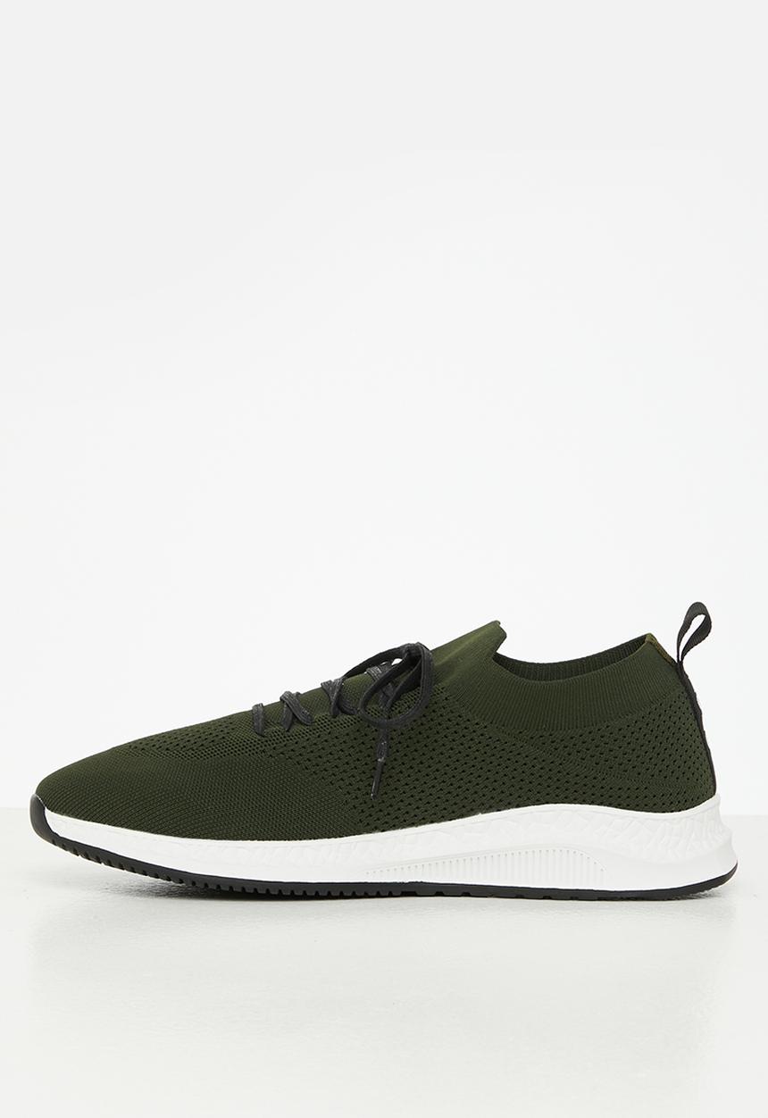 POLO - Classic knit runner - olive