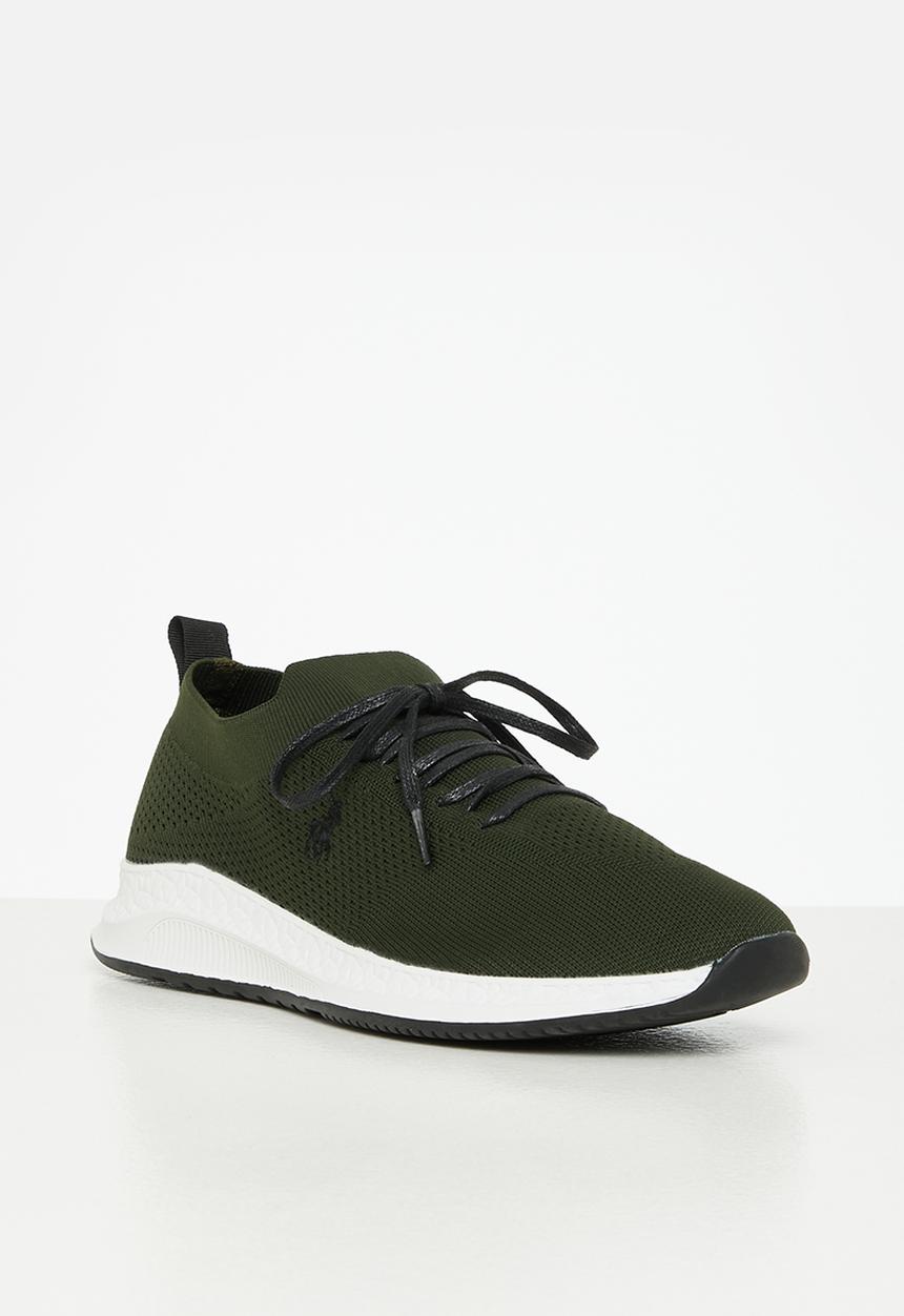 POLO - Classic knit runner - olive