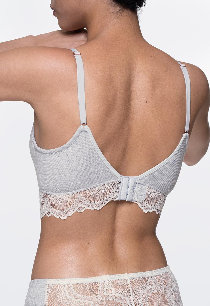DORINA - Audrey light padded soft bra - grey