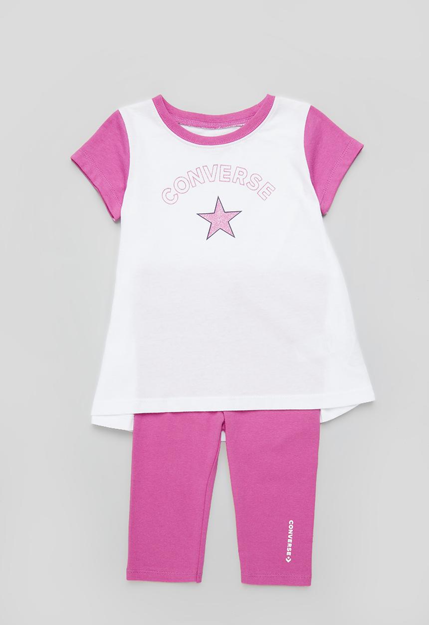 Converse - Cnvg star chev tunic/capri set - white