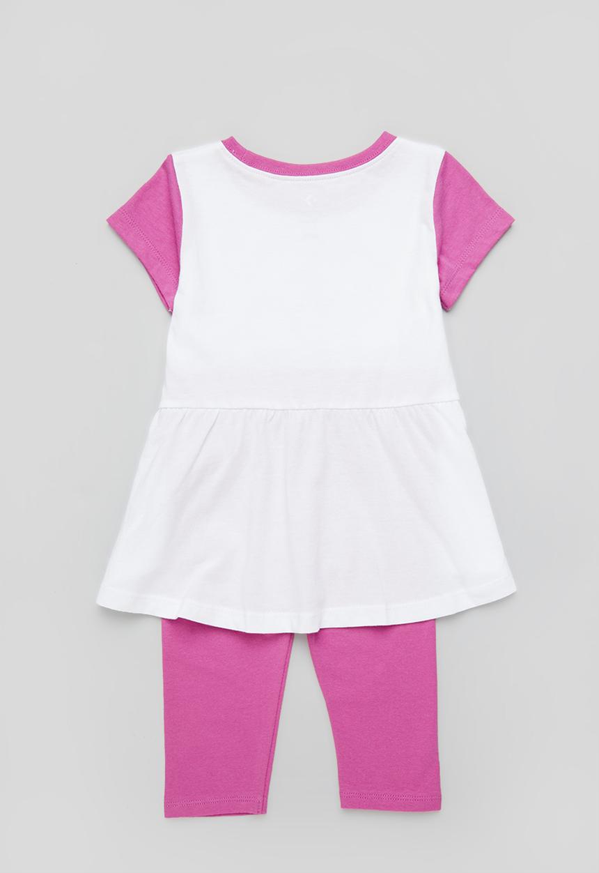 Converse - Cnvg star chev tunic/capri set - white