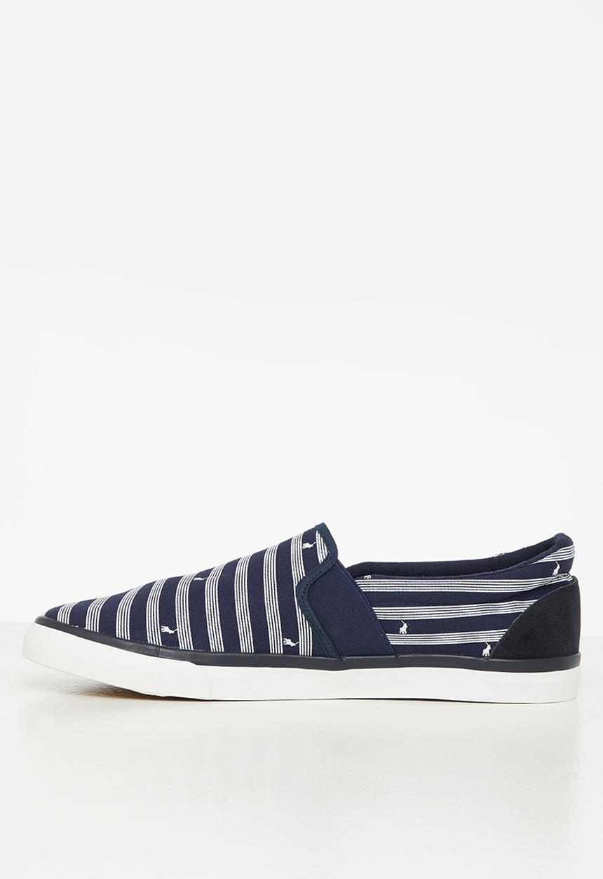 POLO - Pony aop slip on sneaker - navy