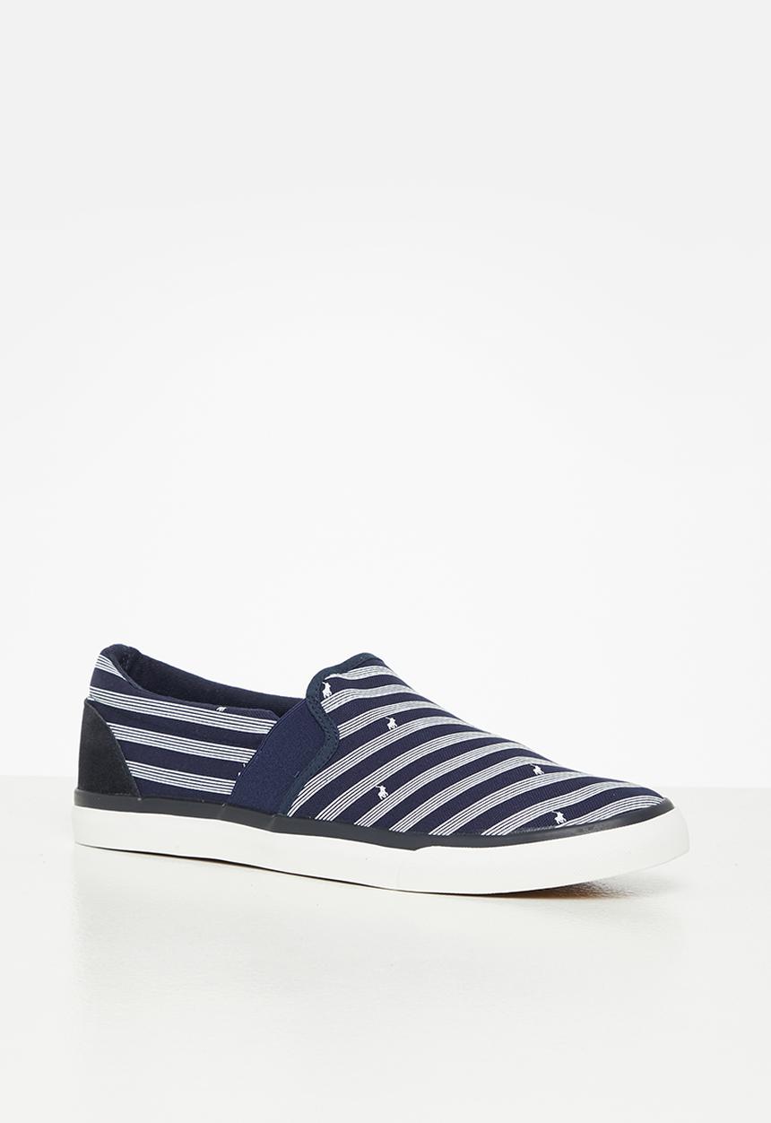 POLO - Pony aop slip on sneaker - navy
