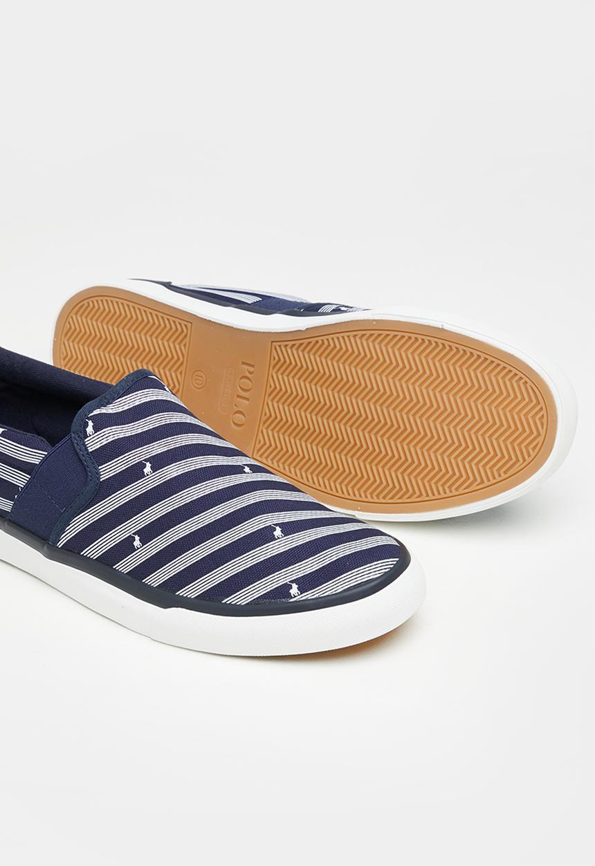POLO - Pony aop slip on sneaker - navy