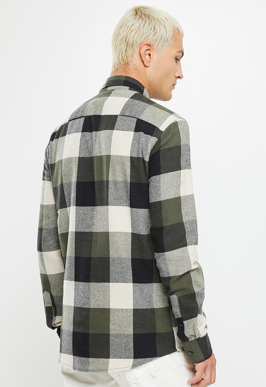 Only & Sons - Onsgudmund ls 3t check shirt - olive