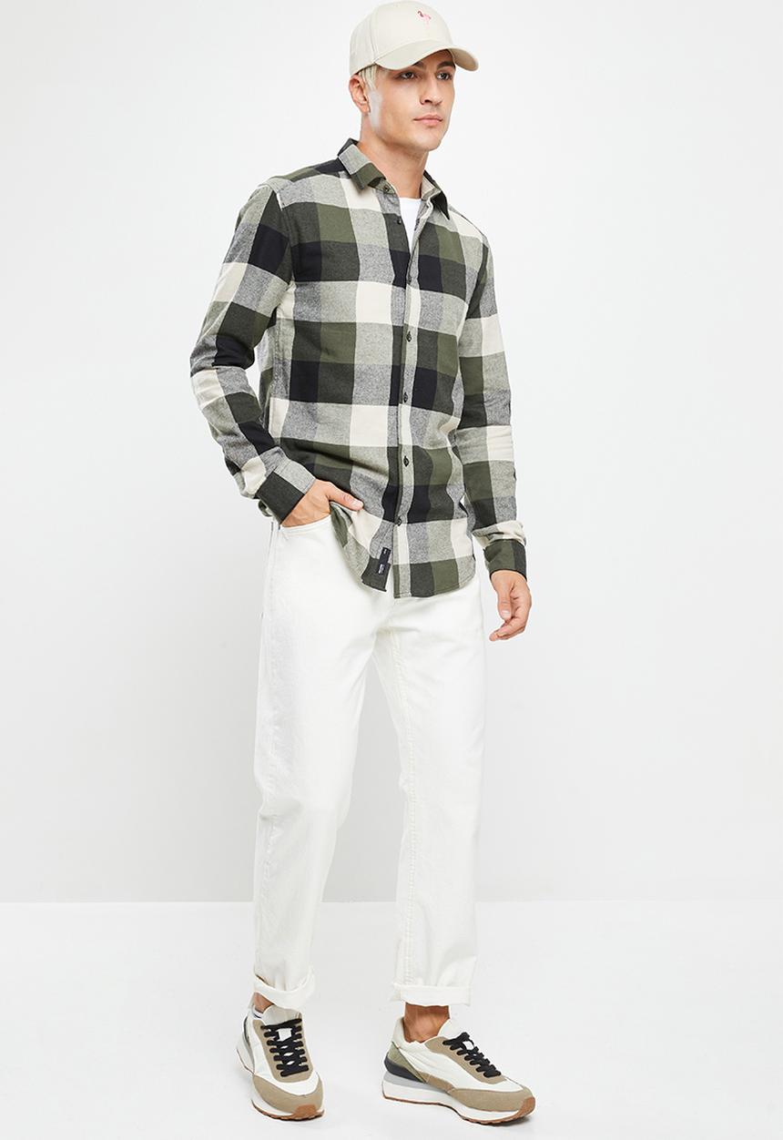 Only & Sons - Onsgudmund ls 3t check shirt - olive