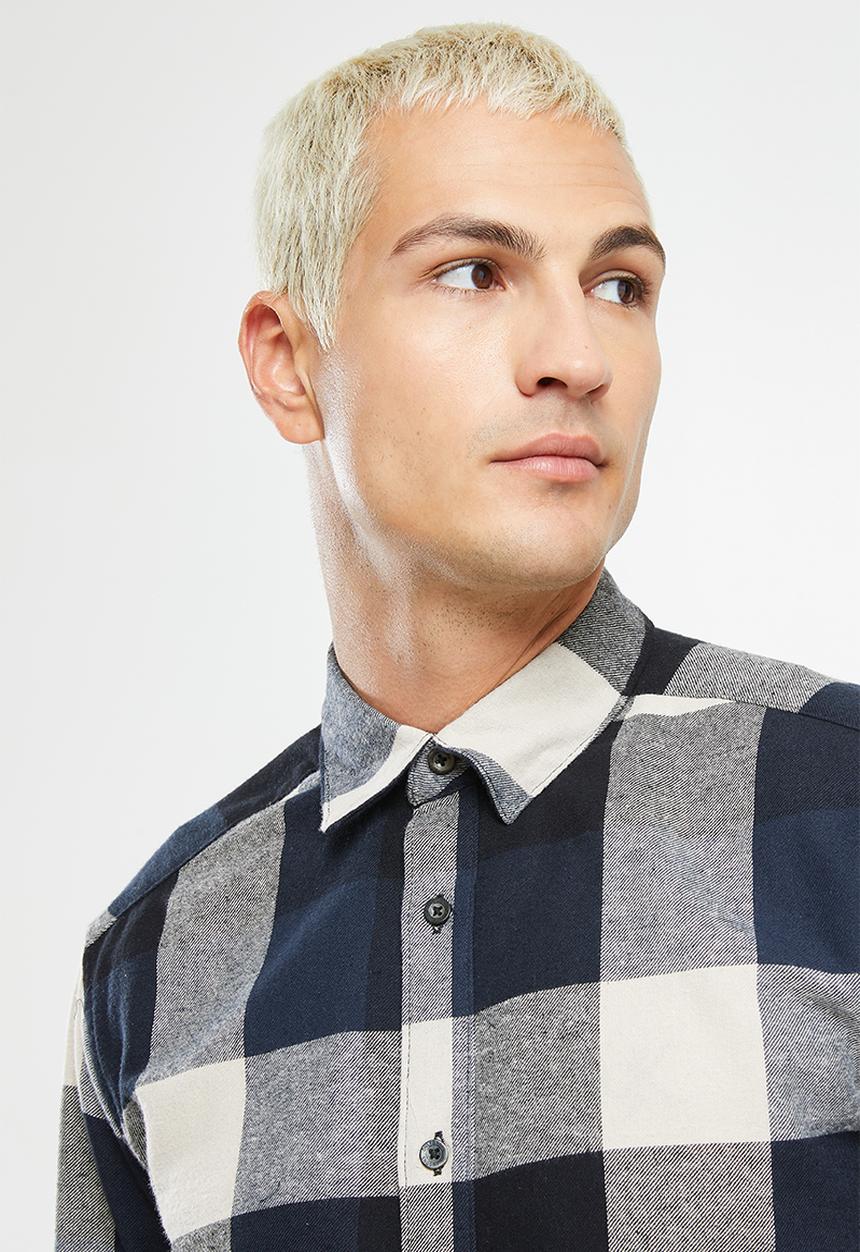 Only & Sons - Onsgudmund ls 3t check shirt - navy