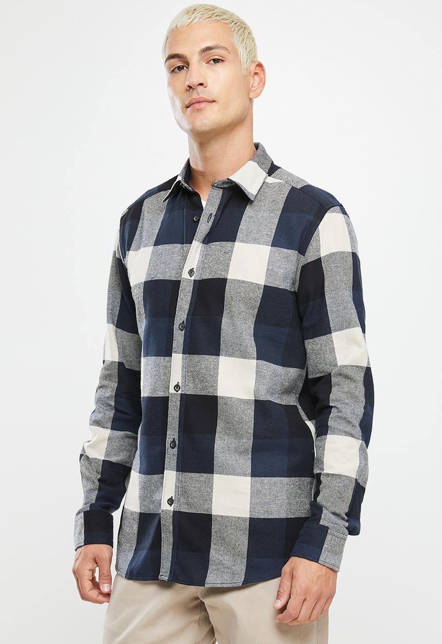 Only & Sons - Onsgudmund ls 3t check shirt - navy