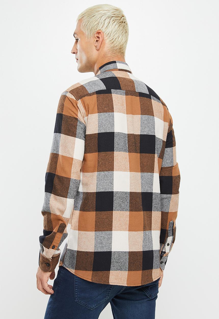 Only & Sons - Onsgudmund long sleeve shirt - tan