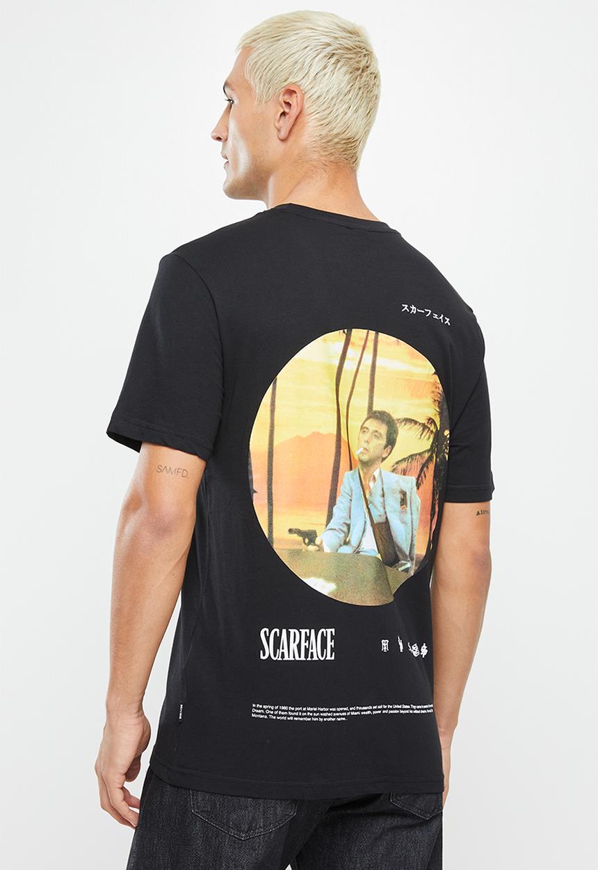 Only & Sons - Onsjake reg scarface ss 3070 tee - black
