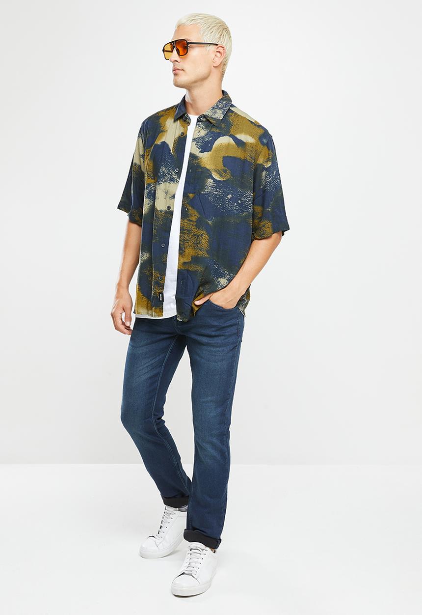 Only & Sons - Onstate life short sleeve shirt - navy