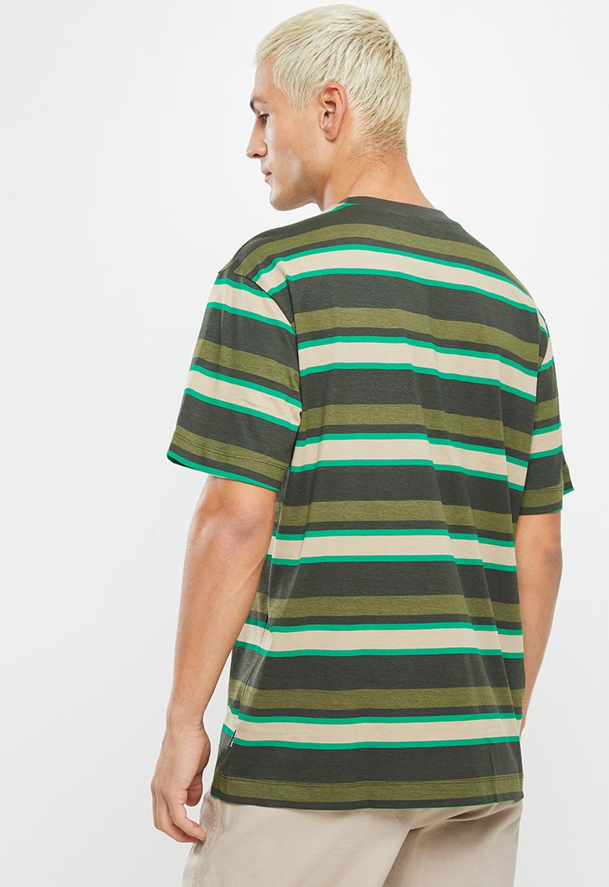 Only & Sons - Onsfred rlx printed stripe ss 3128 tee - rosin