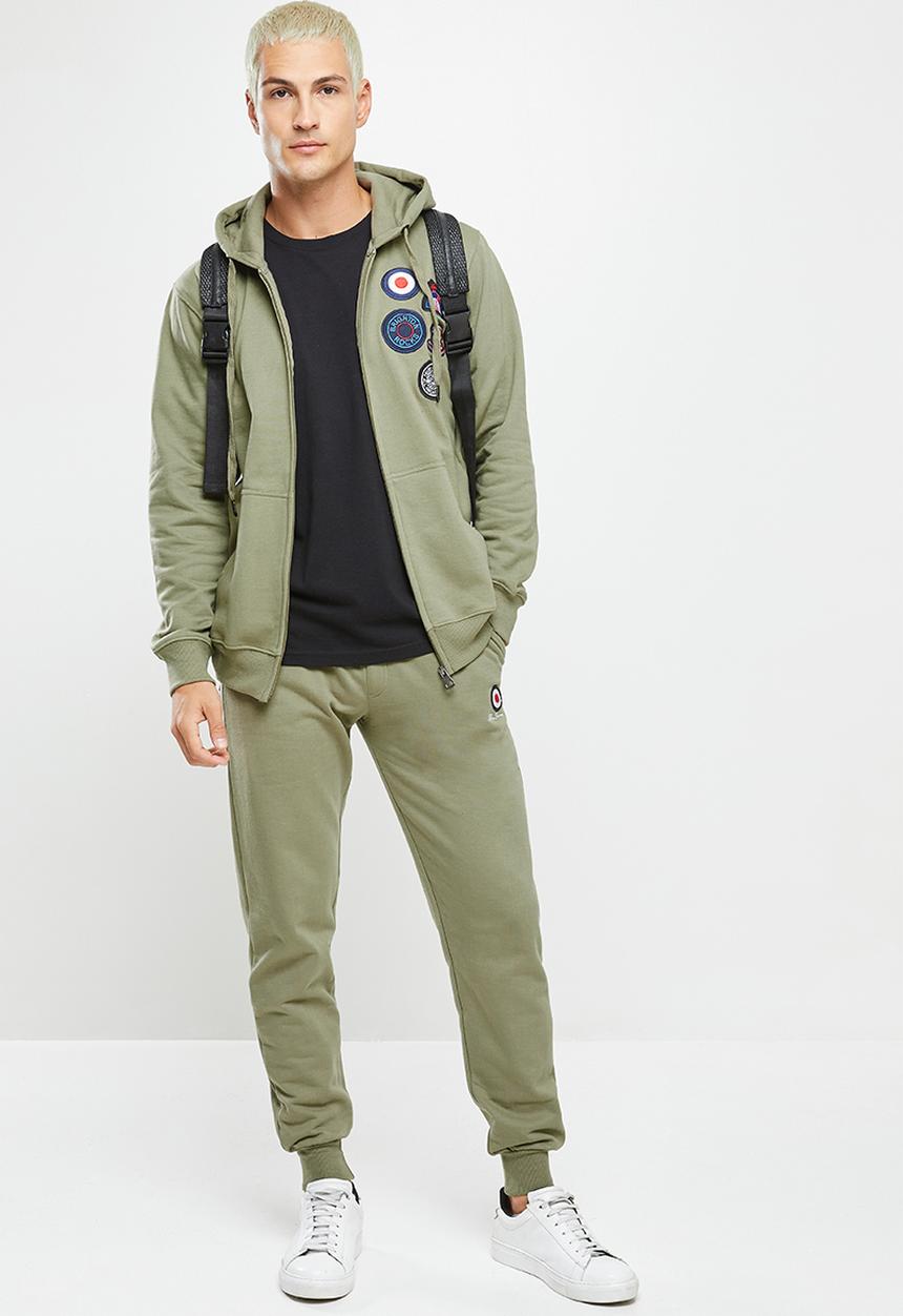 Ben Sherman - Target emb jogger - olive