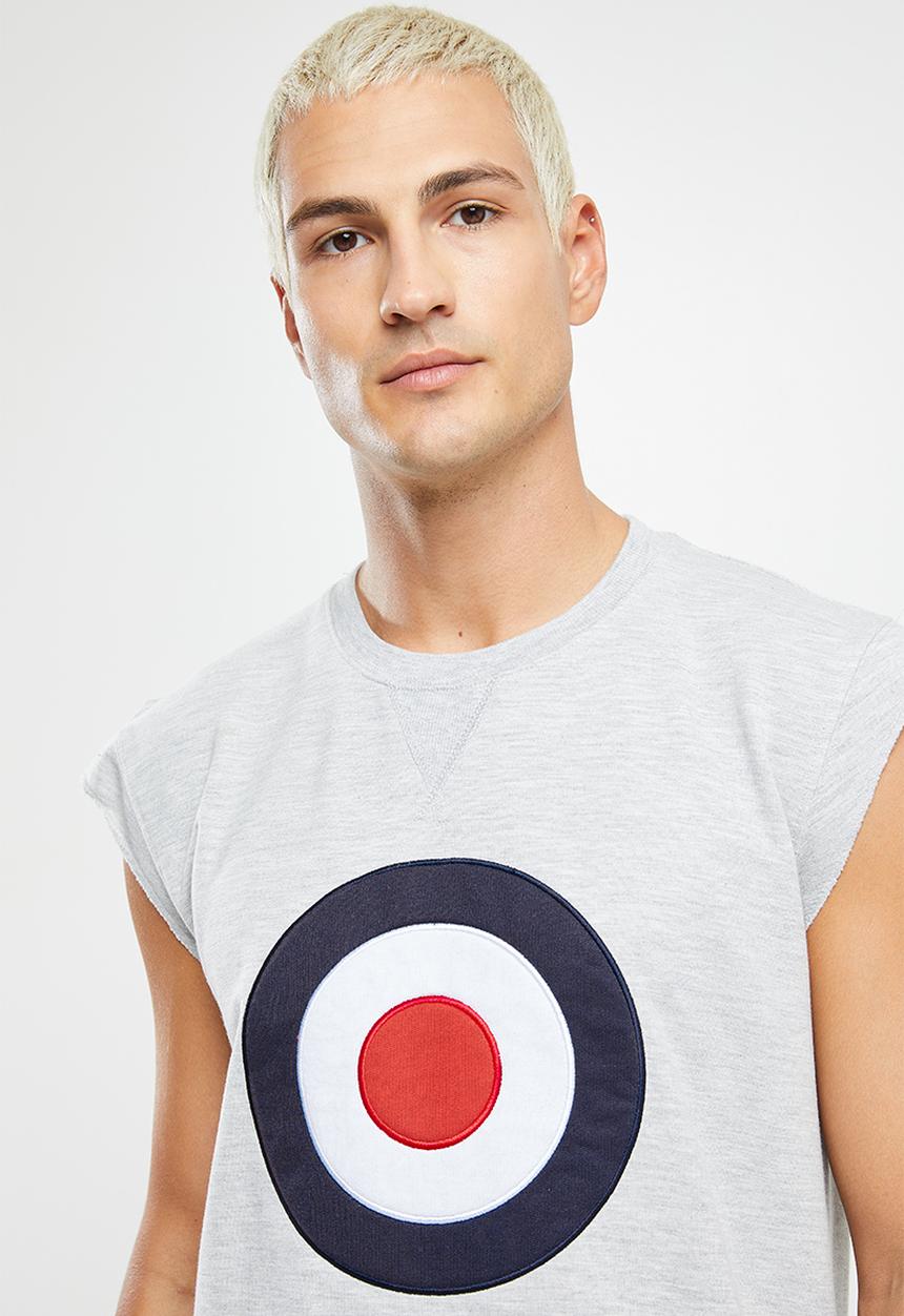 Ben Sherman - Crew tar sleeveless - grey