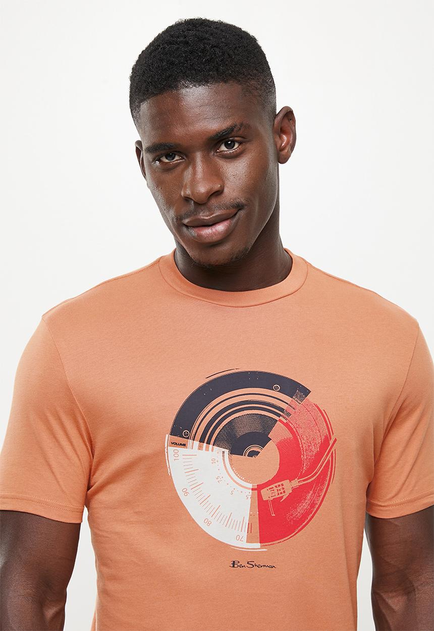 Ben Sherman - Music mash tee shirt - anise