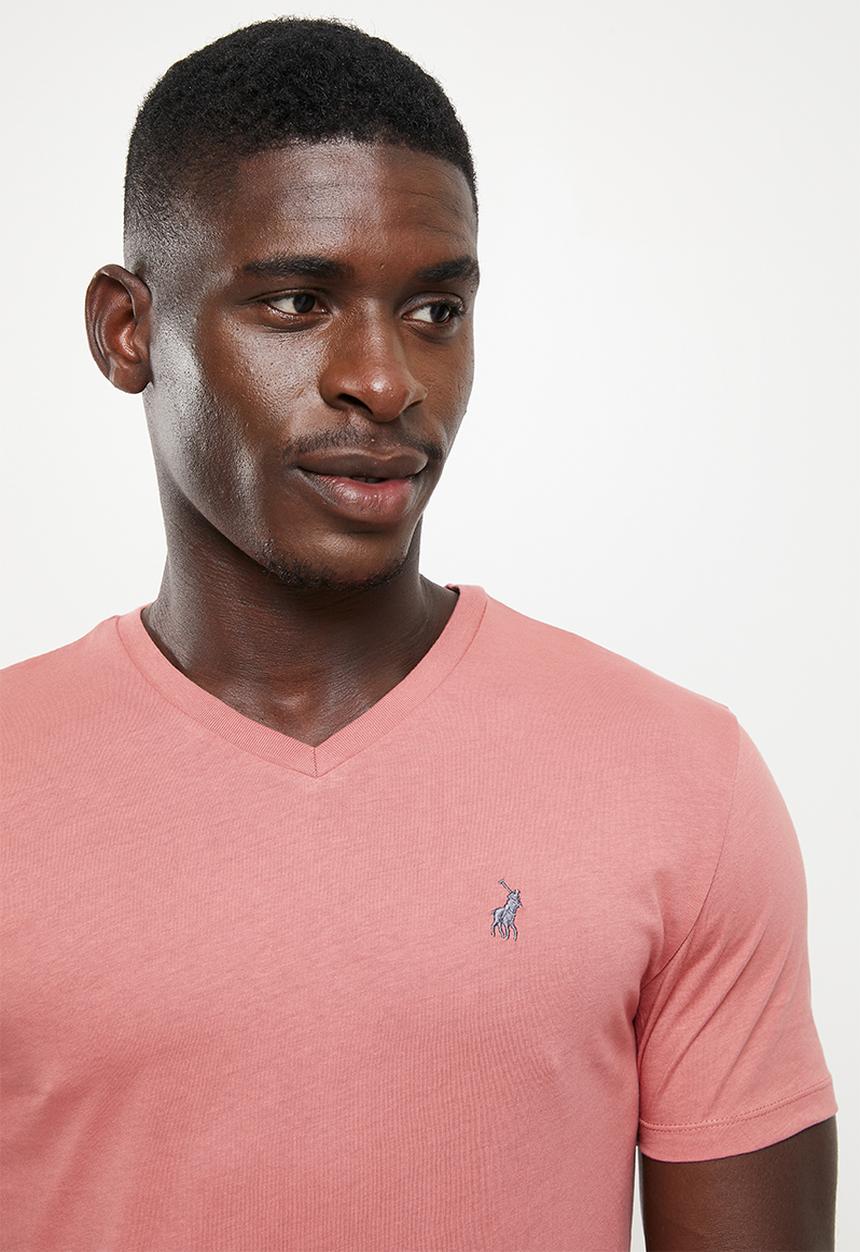 POLO - Men vneck tee  - pink